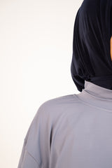 ONE BASE TEE GREY BLUE 
