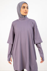 ONE BASE TEE LILAC
