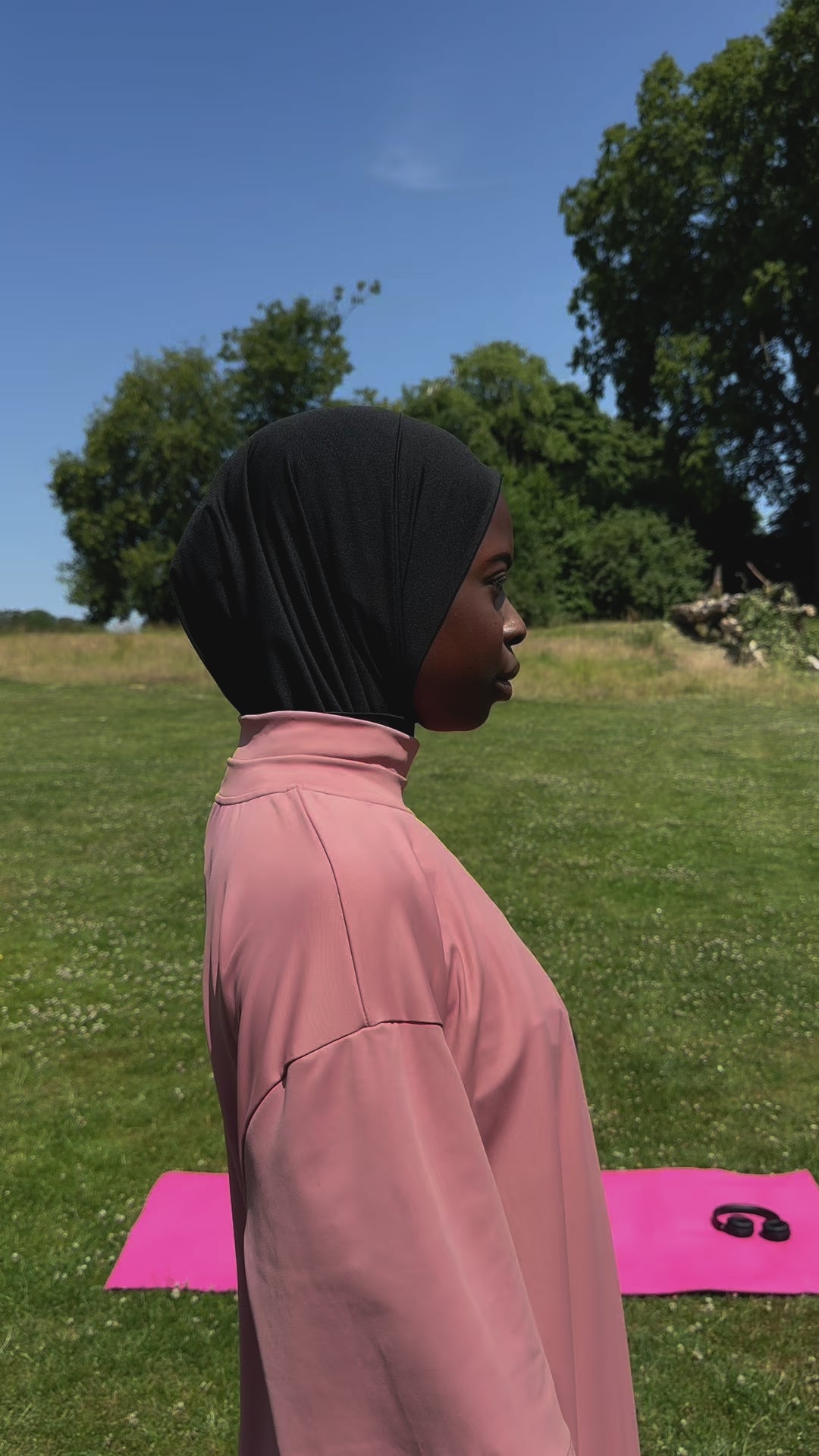 INSTANT SPORT HIJAB - BLACK