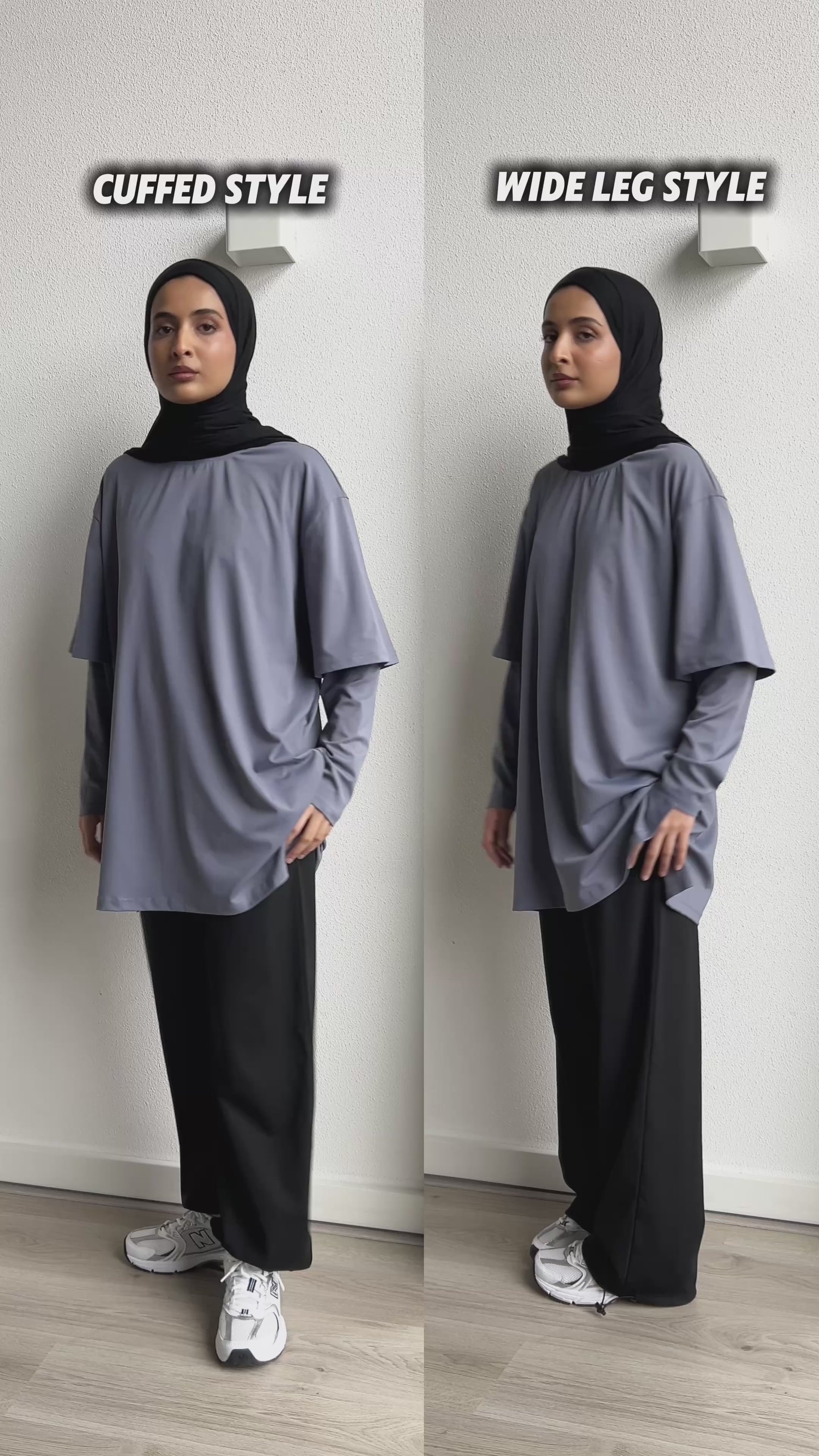 WIDE PULL JOGGER BLACK