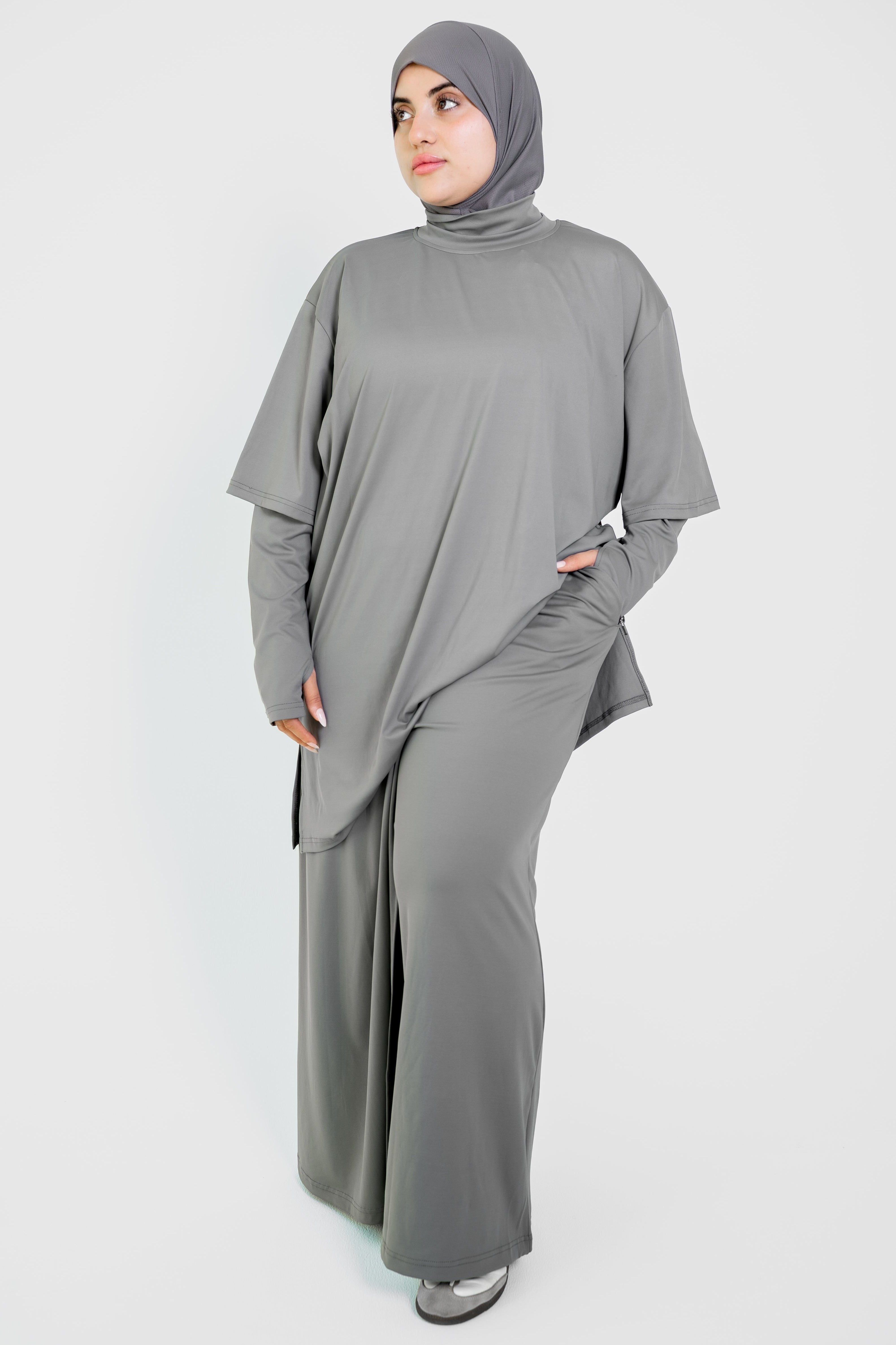 One Base Tee - Iron