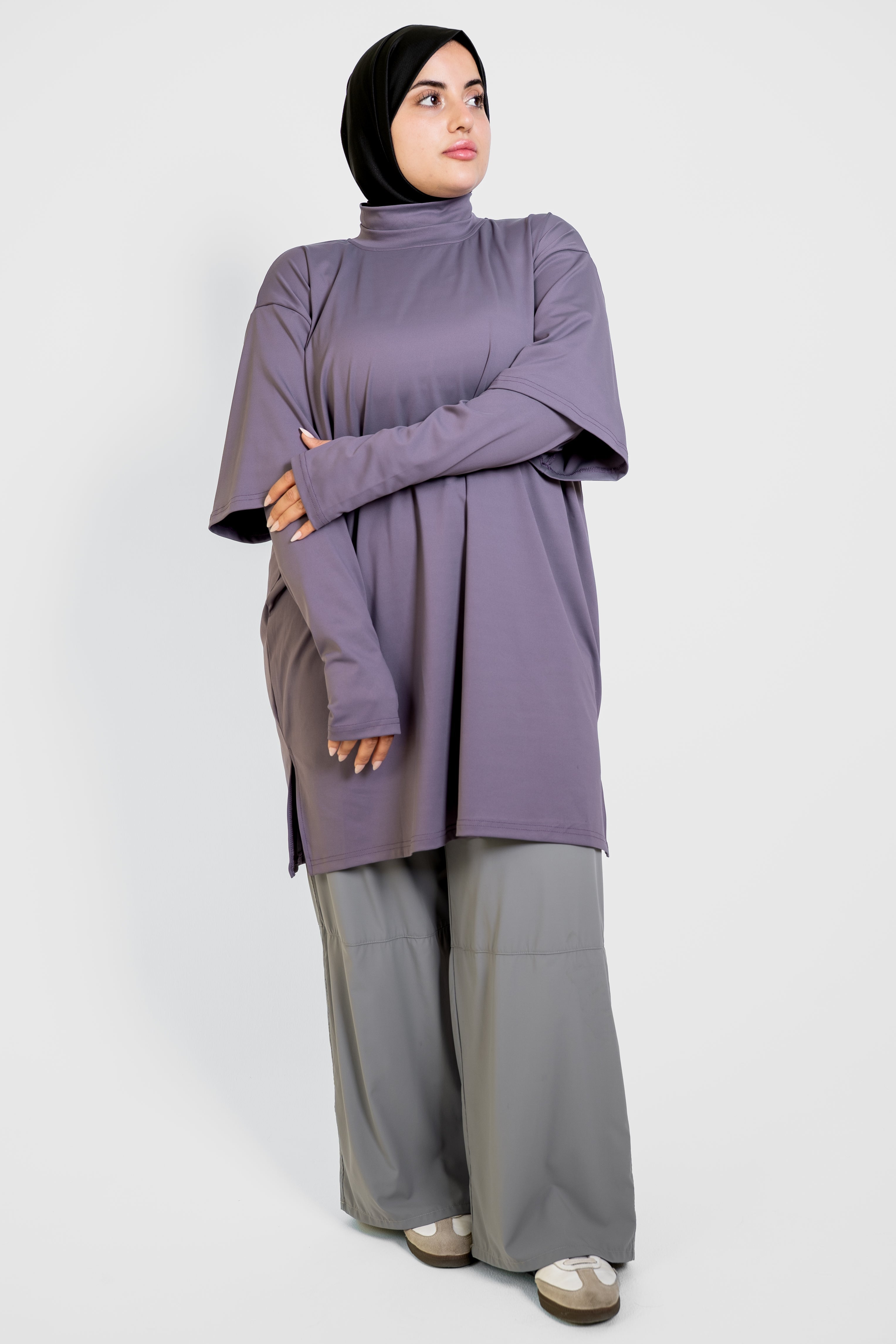Wide Cover Jogger - Grey