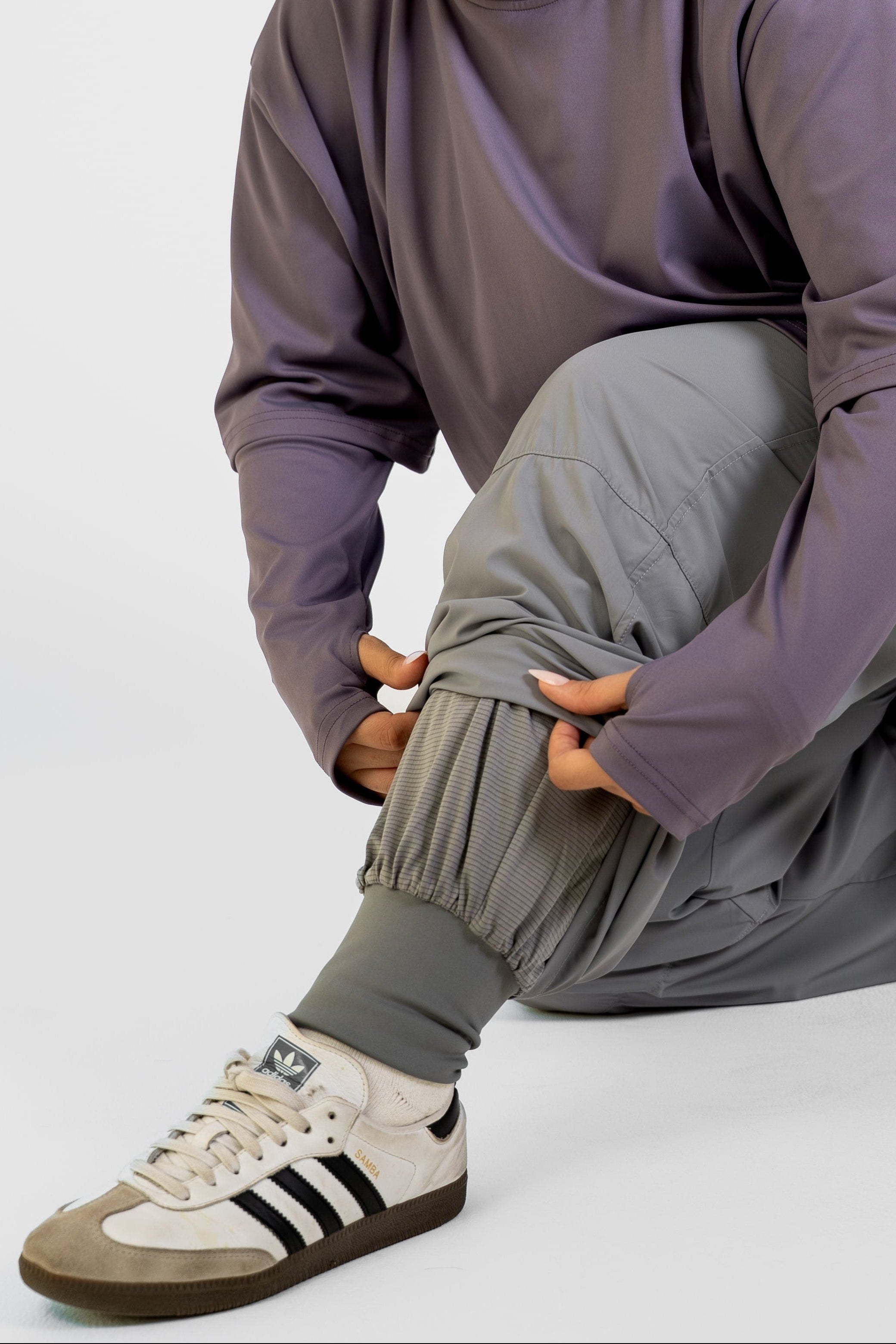 Wide Cover Jogger - Grey