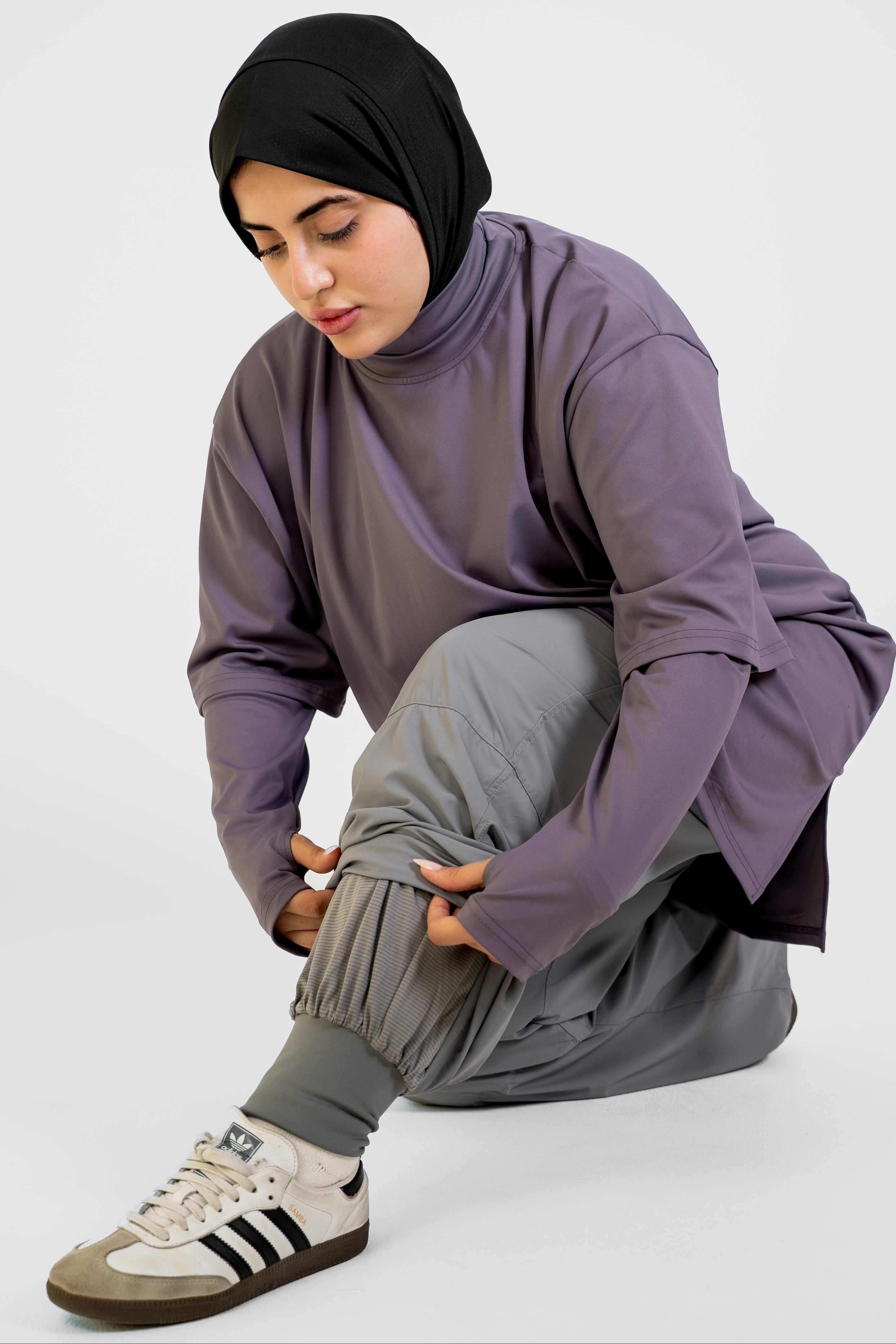 Wide Cover Jogger - Grey