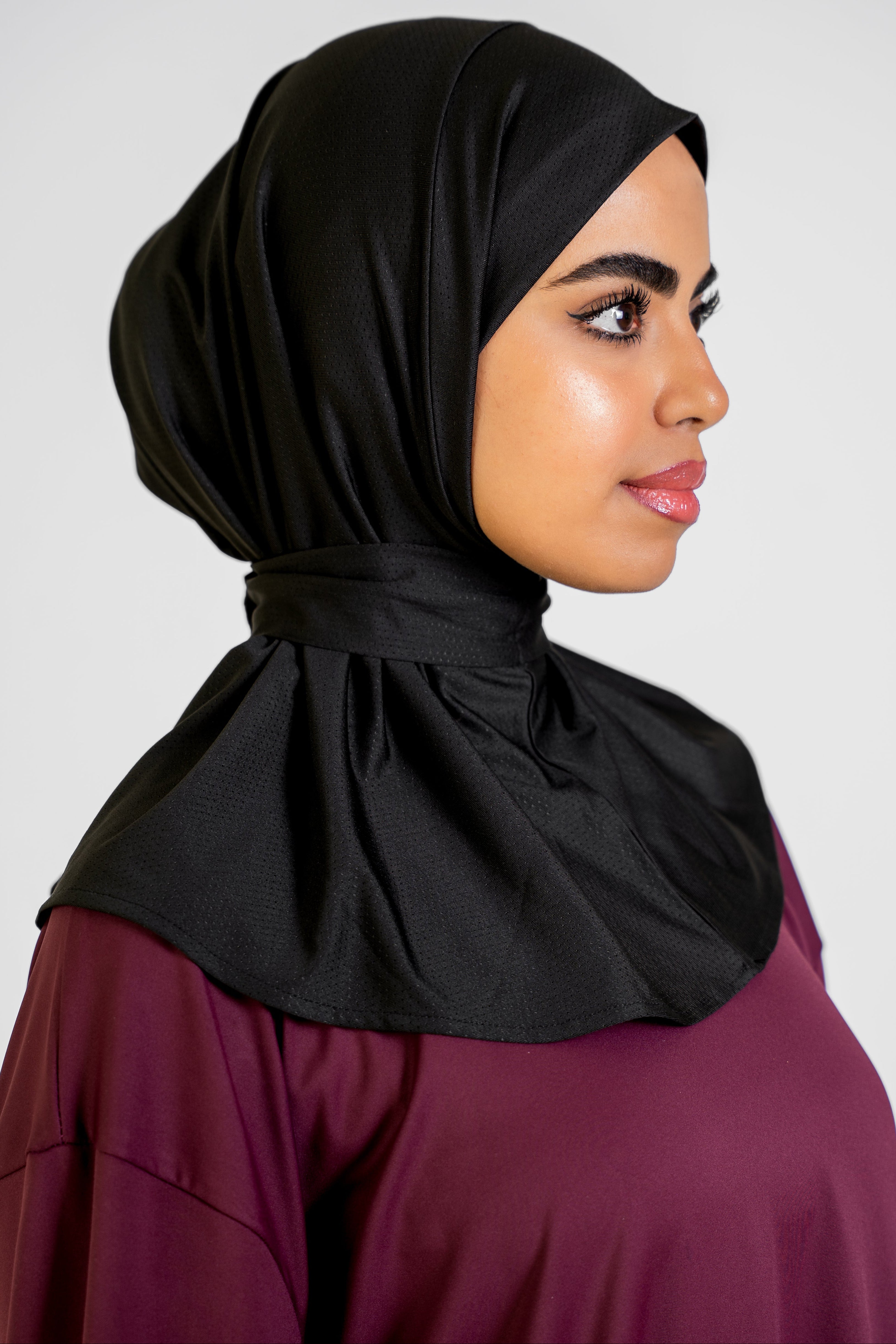 Instant Sport Hijab - Black