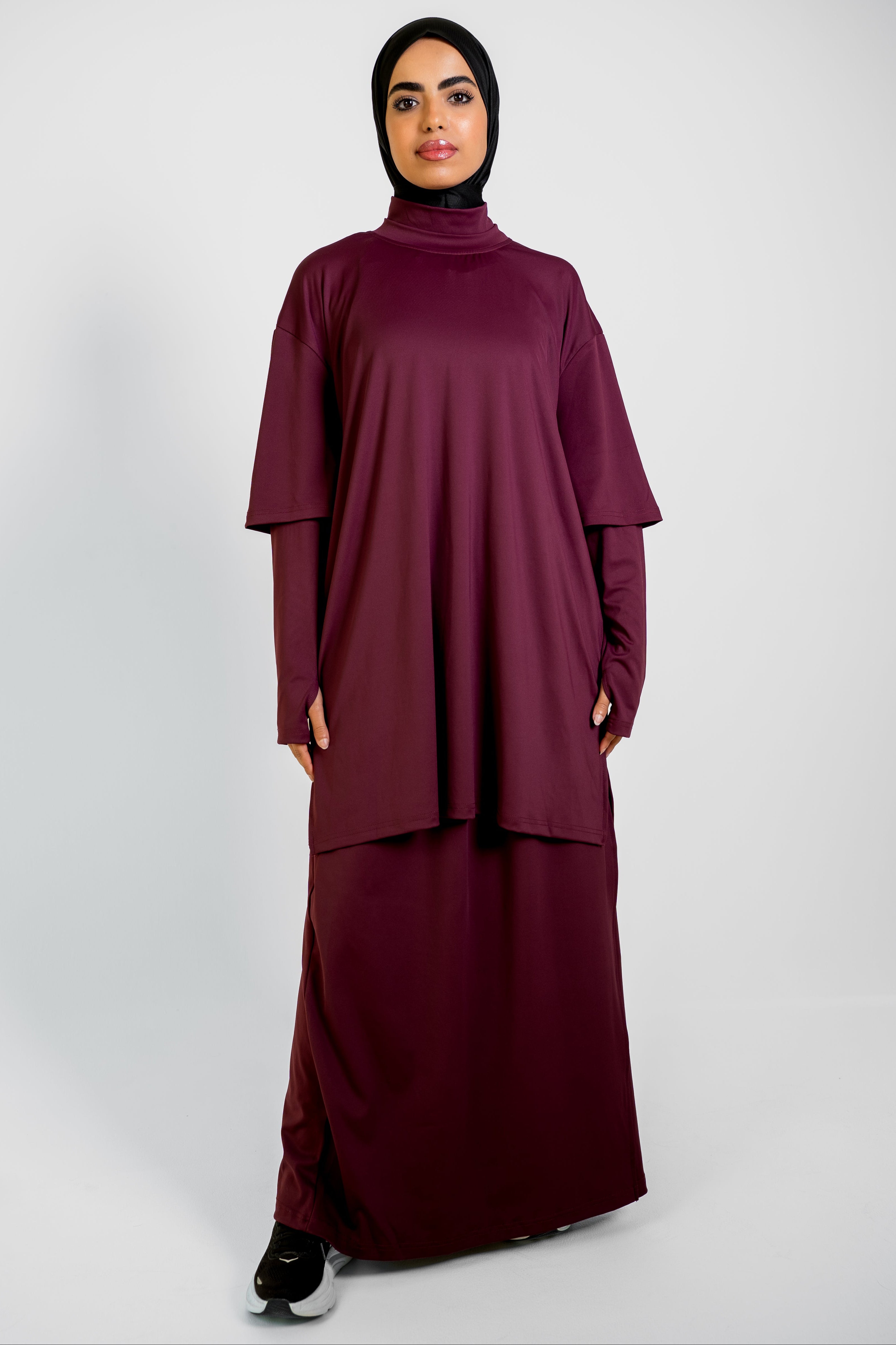 One Base Tee - Plum
