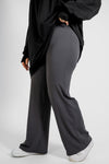 Straight Leg Legging - Graphite