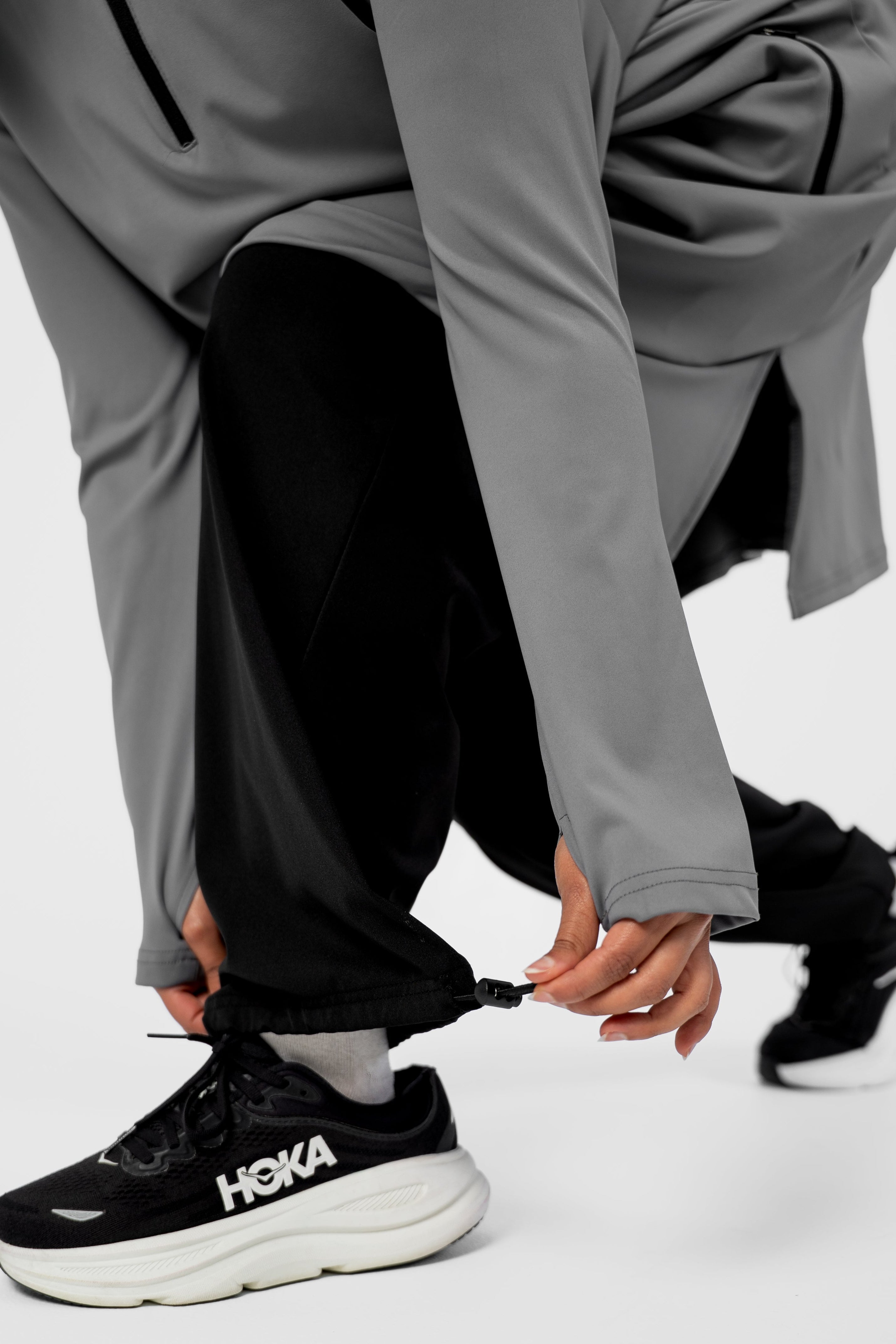 Wide Pull Jogger - Black