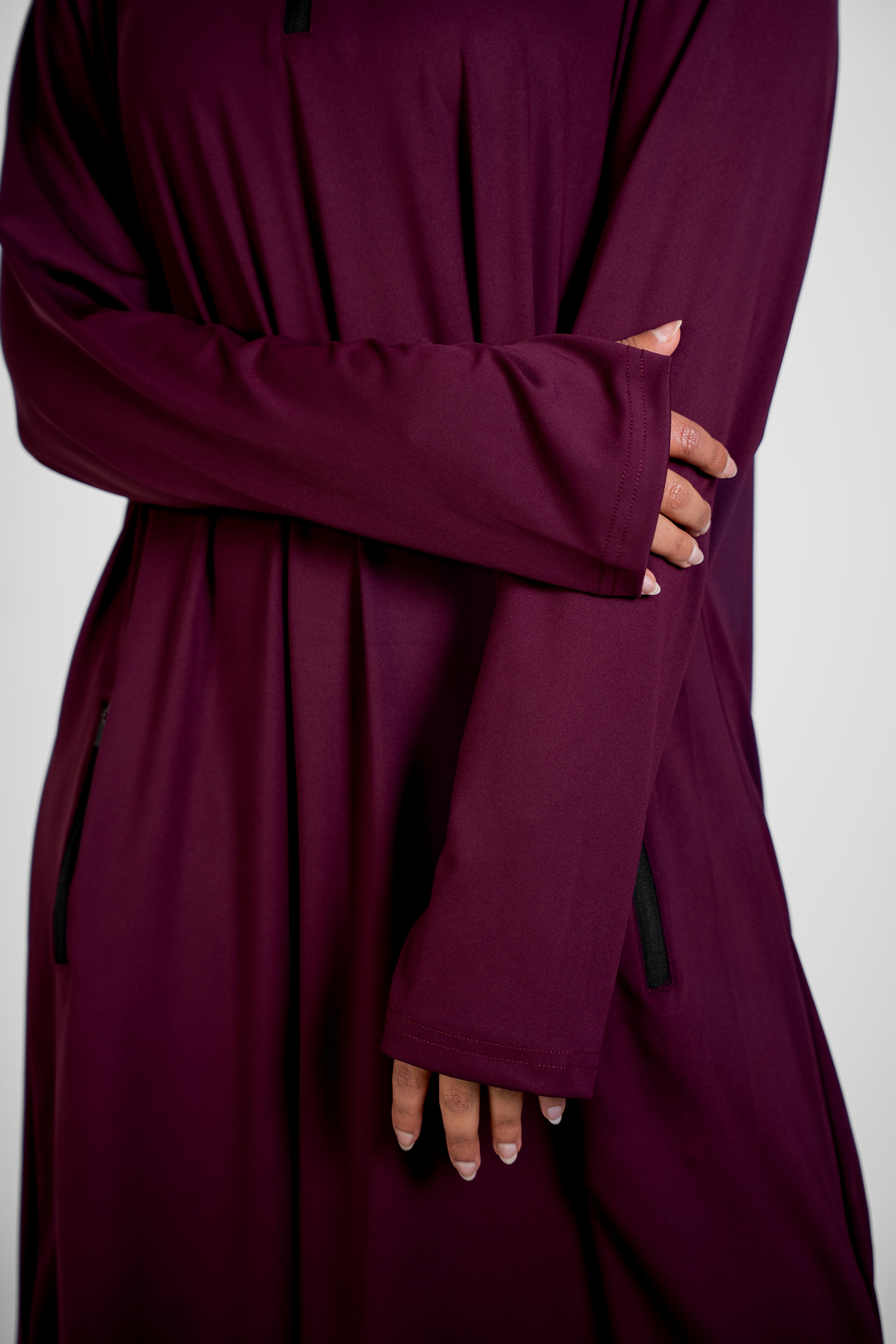 Sport Abaya - Plum