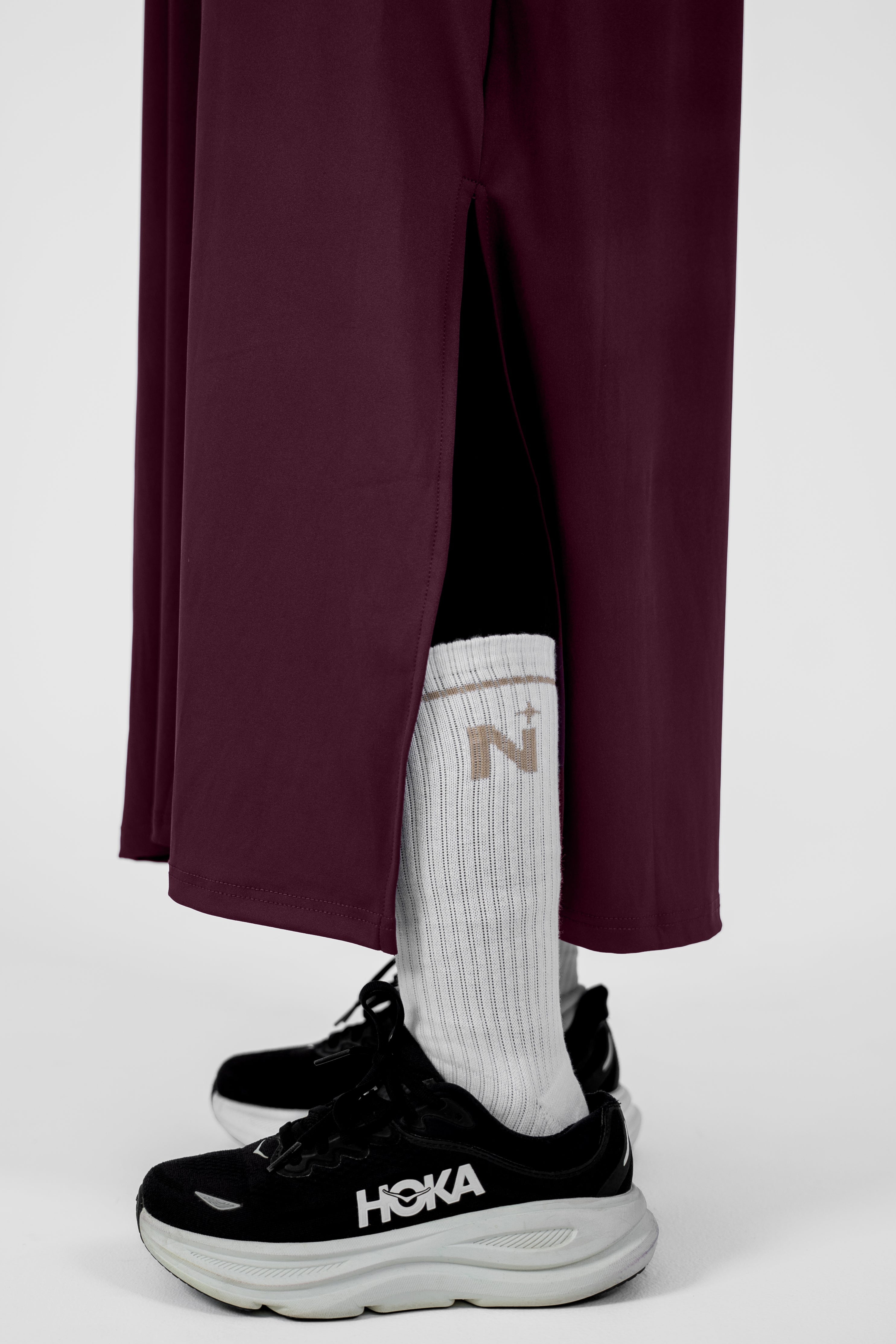 Sport Abaya - Plum