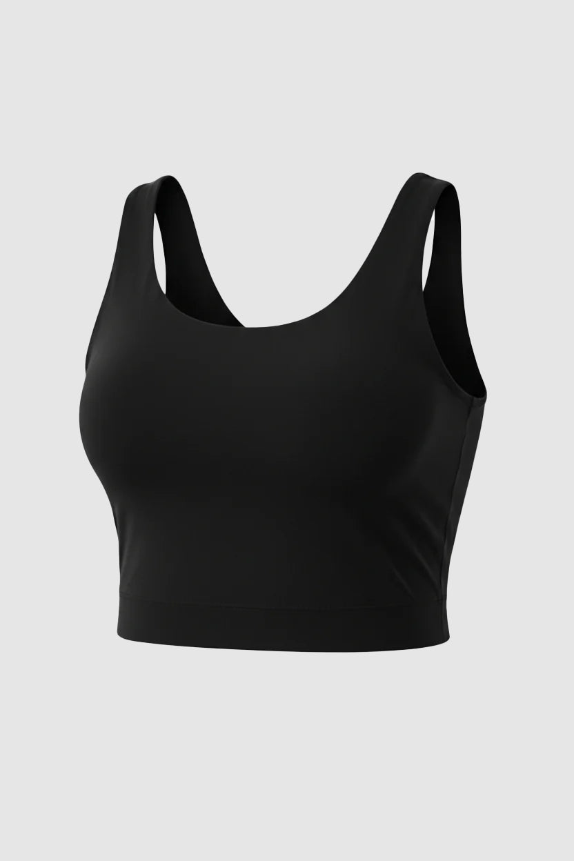 Seamless Sports Bra - Black